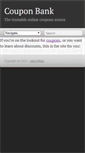 Mobile Screenshot of coupon-bank.com